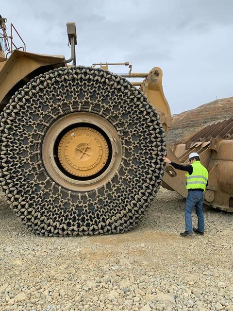 Instalación de cadenas