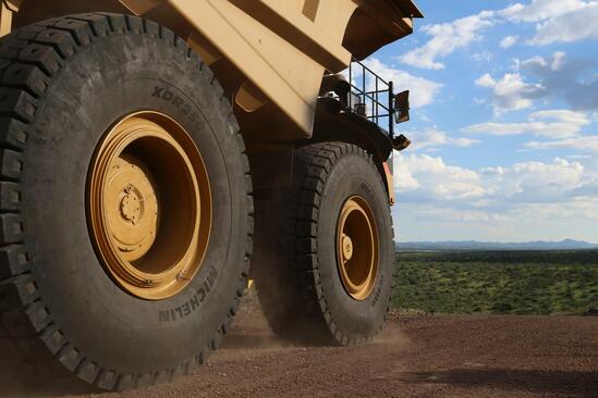 Quarry machinery tires